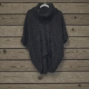 NWOT DKNY Jeans Charcoal High/Low Sweater